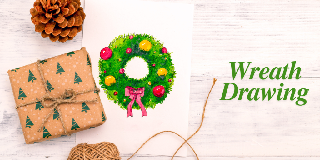 Wreath Drawing