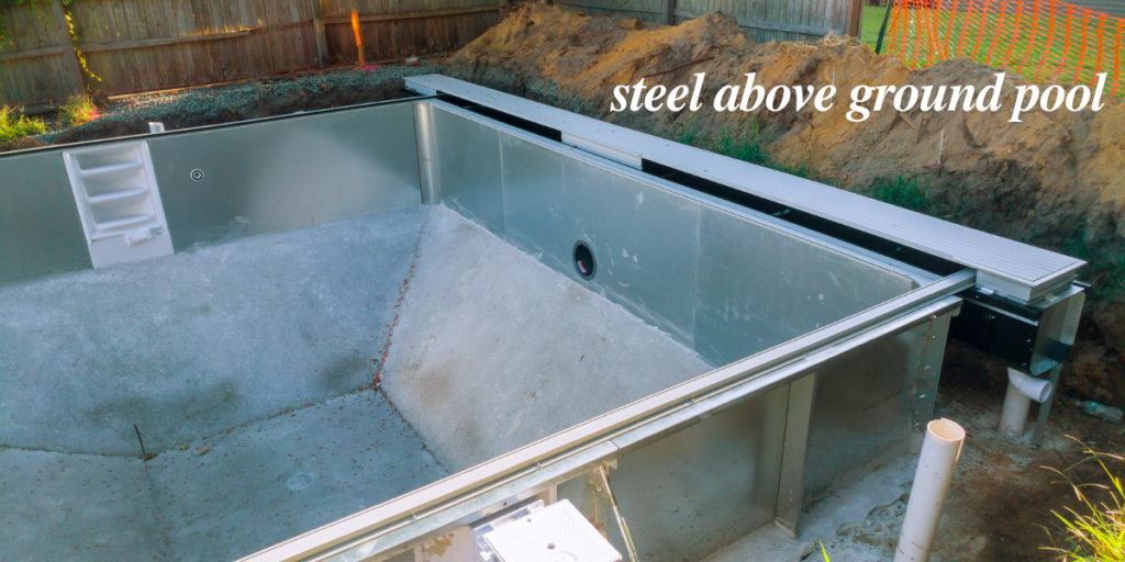 steel above ground pool